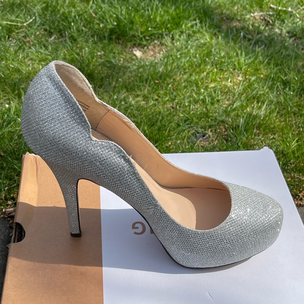 Sparkly heels ~ brand new - only worn around the house